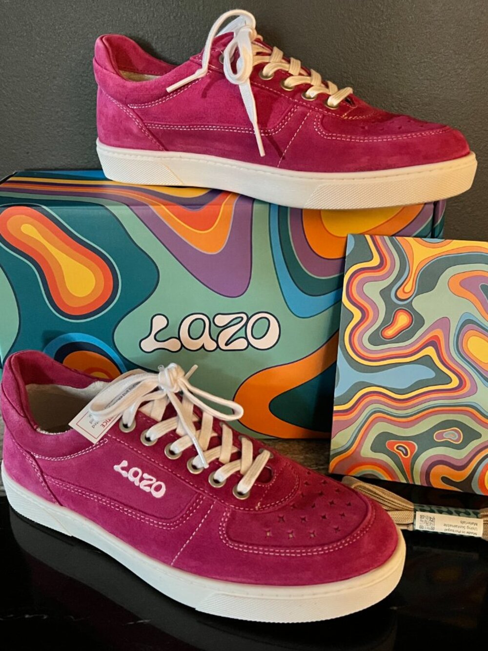 Lazo Hypernova Supernova Pink - Size 9 - BNIB Suede Sneakers